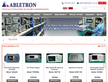 Tablet Screenshot of abletron.com